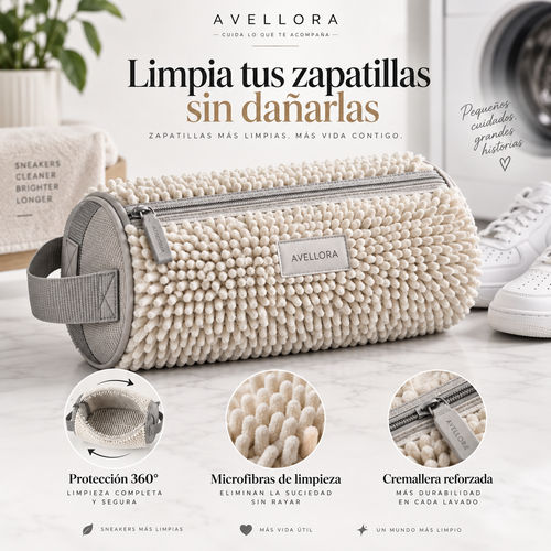 Avellora bolsa para lavar zapatillas - protección 360 grados